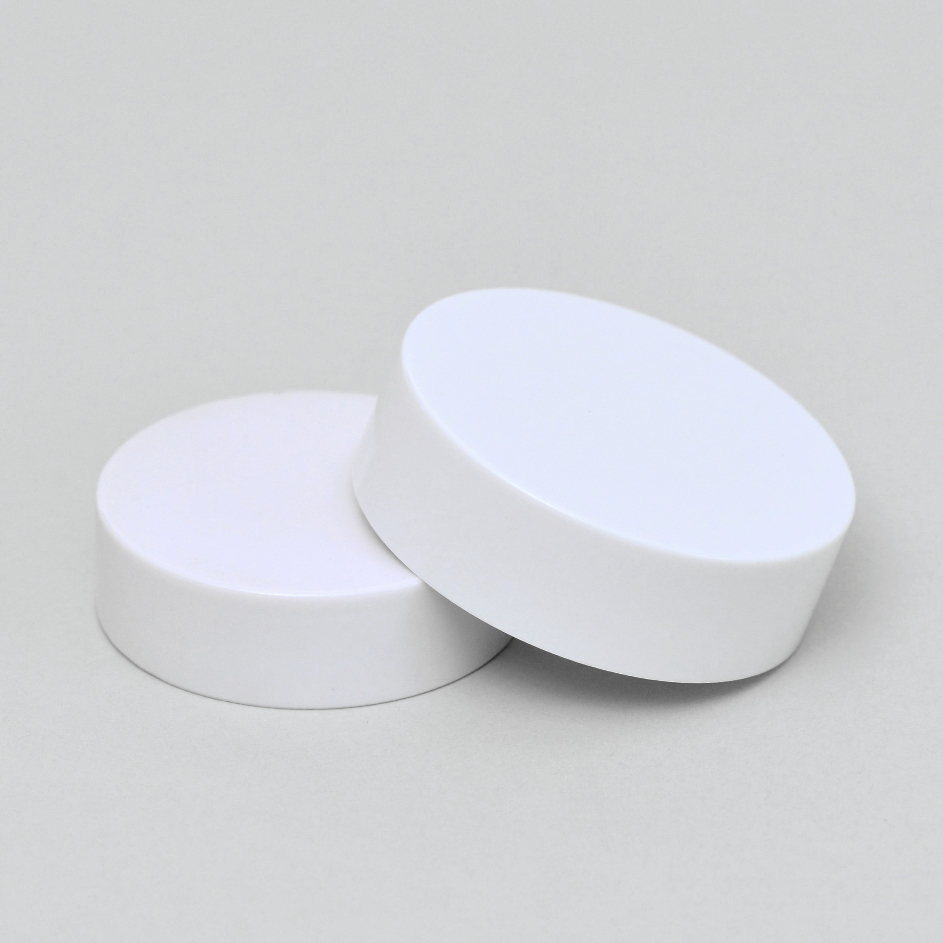 White ABS cap - 40/400 +Lid