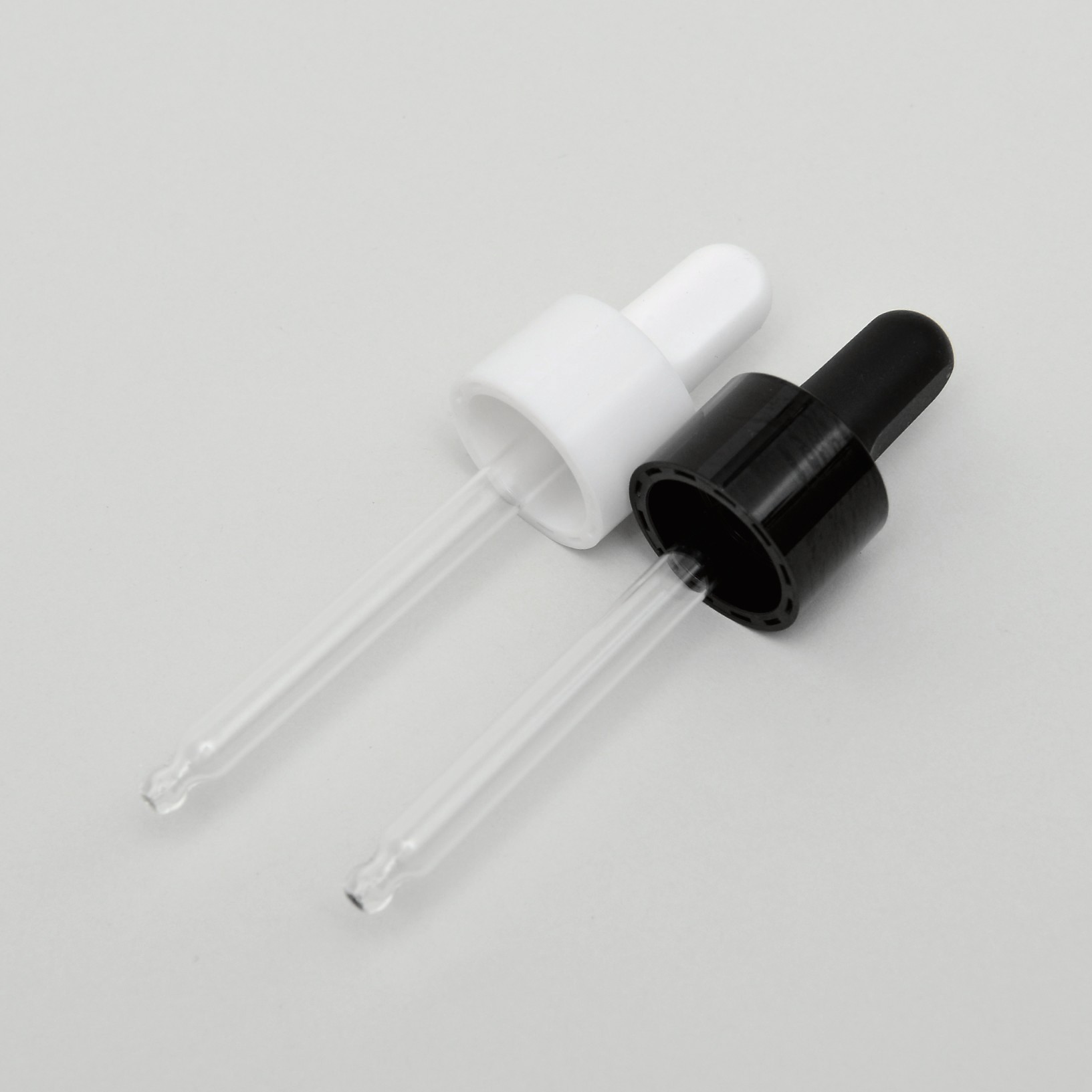 Matt white plastic closure pipette 